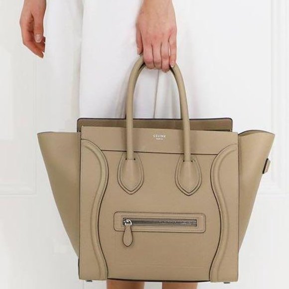 CELINE Authentic Micro Luggage in Dune - Picture 4 of 6